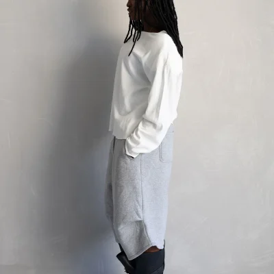 T-shirt manches longues blanc