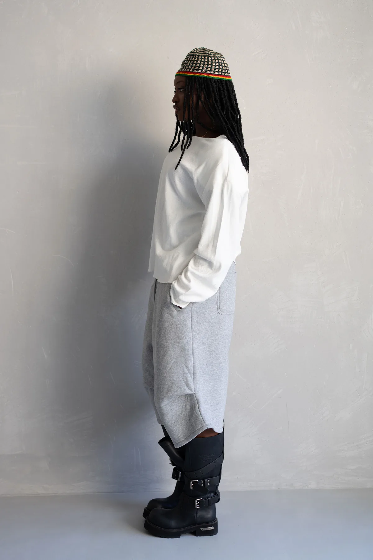 T-shirt manches longues blanc