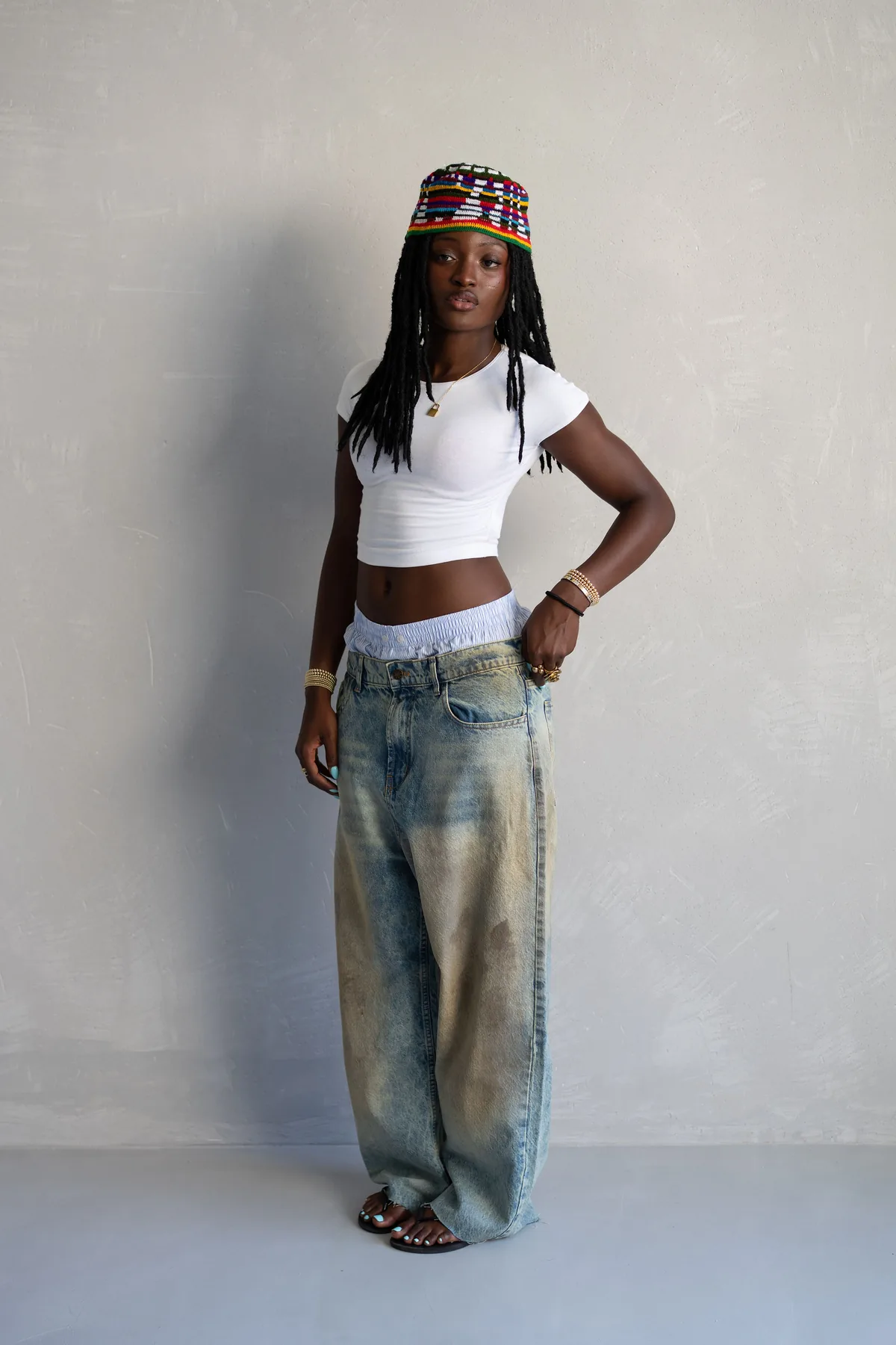 Drop 10 lookbook DSC02880 Jean Délavé