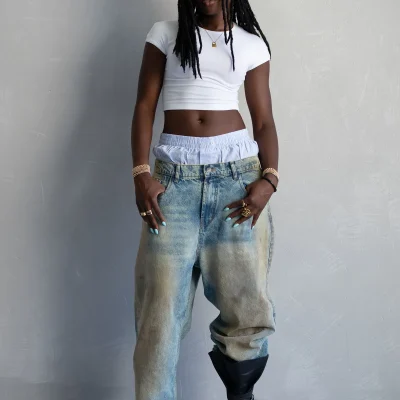 Drop 10 lookbook DSC02902 Jean Délavé