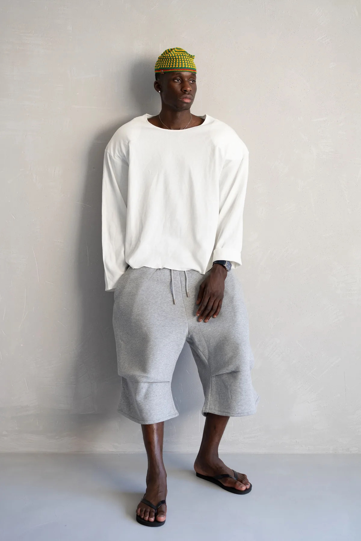 T-shirt manches longues blanc
